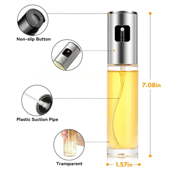 FEB.WIND Versatile Glass Oil Sprayer - Elevate Your Cooking Experience - Image 3