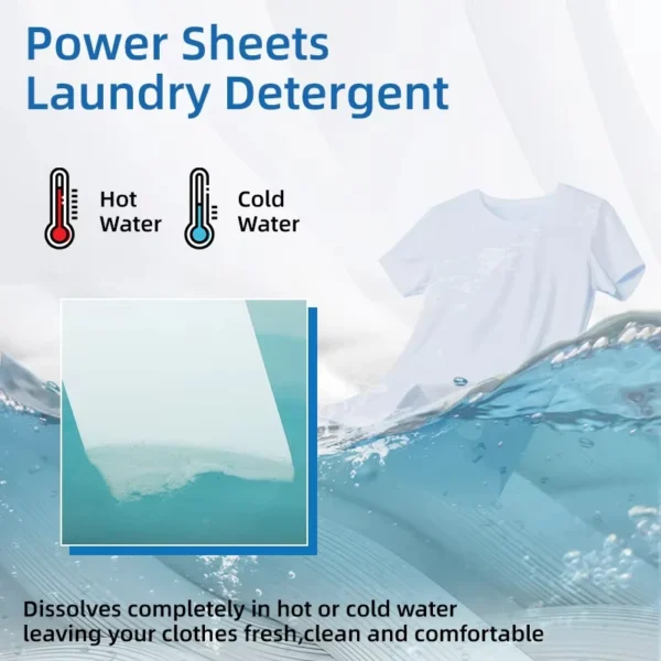 3/6 box Eco Pure Laundry Detergent Sheets - Vegan, No Plastic Jug, No Mess & Liquid Free Laundry Sheets in Washer Hypoallergenic - Image 4