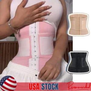Fajas Reductoras Colombianas Women's Body Shaper Hourglass Waist Trainer Tummy Control Flat Belly Sweat Waist Trimmer Girdle