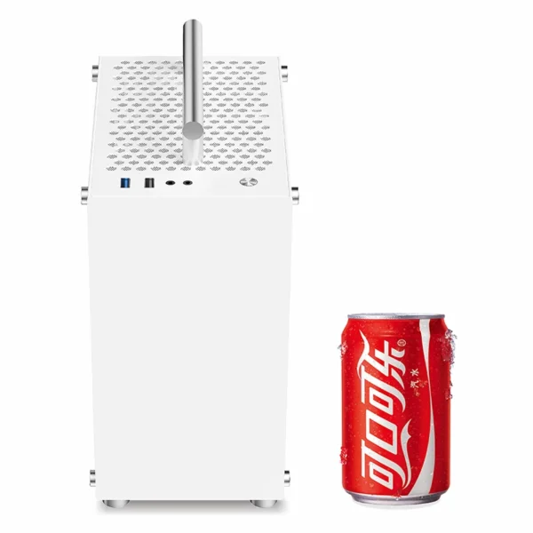 METALFISH T40 Mini ITX Black Case 7L Gaming Computer Chassis Compact transparent PC Support SFX PSU/70mm Cooler/206mm GPU - Image 5