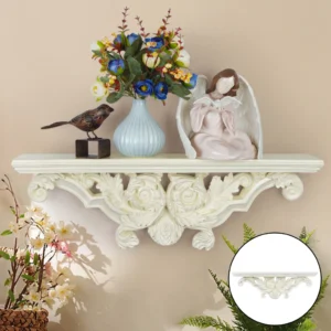 European Style Floating Shelf Creative Storage for Wall Decor Artware Crafts Wall Mount Storage Shelves for Kitchen Bathroom