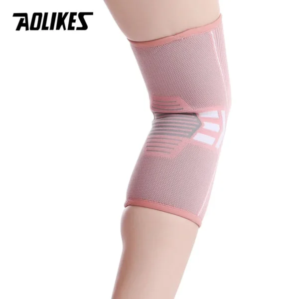 AOLIKES 1PCS Knee Brace Support for Arthritis Joint Nylon Sports Fitness Compression Sleeves Kneepads Cycling Running Protector - Image 3