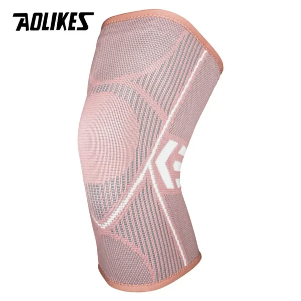 AOLIKES 1PCS Knee Brace Support for Arthritis Joint Nylon Sports Fitness Compression Sleeves Kneepads Cycling Running Protector - Image 4