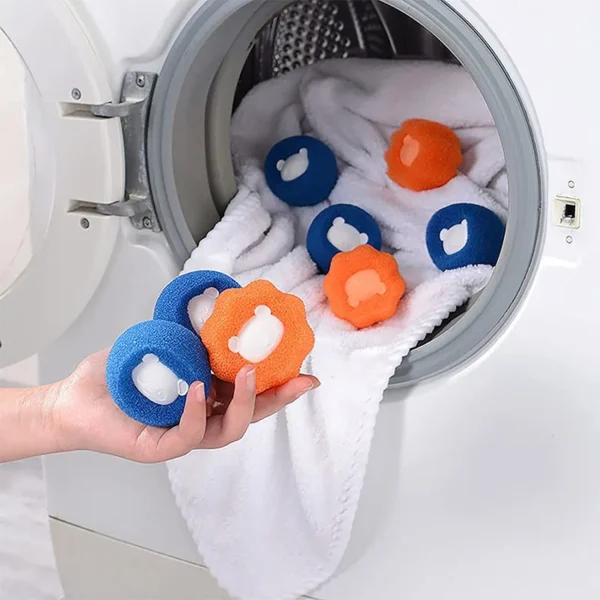 1-5pcs Pet Hair Remover Reusable Ball Laundry Washing Machine Filter Wool Sticker Cat Hair Remover Pet Fur Lint Catcher Home - Image 2