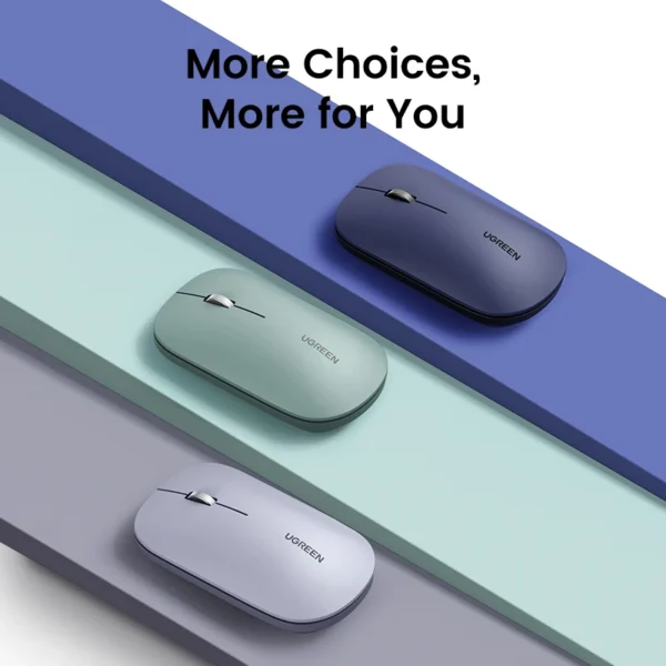 UGREEN Mouse 4000 DPI Wireless Mice 40db Silent Click For MacBook Pro M1 M2 iPad Tablet Computer Laptop PC 2.4G Wireless Mouse - Image 5