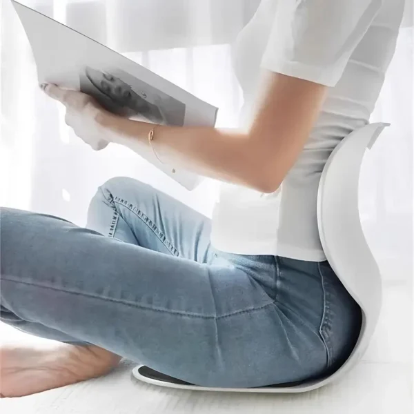 Breathable Anti-Fatigue Lumbar Support Ergonomic Lumbar Support Pillow-Anti-Fatigue Back Cushion For Study&TV, Grey.