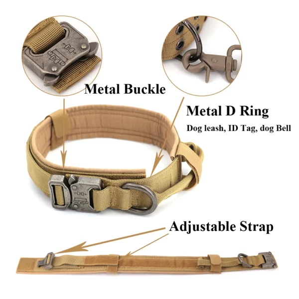 Large Dog Harness And Leash Set Pet German Shepherd Malinois Training Walking Vest Dog Harness And Collar For Medium Large Dogs - Image 2
