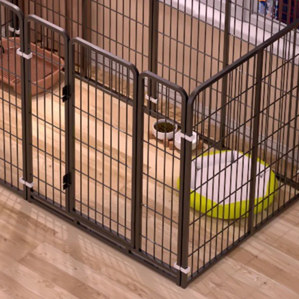 Dog Fence Indoor Pet Enclosure Metal Fence Pet Fence for Large, Medium and Small Dogs - Image 3
