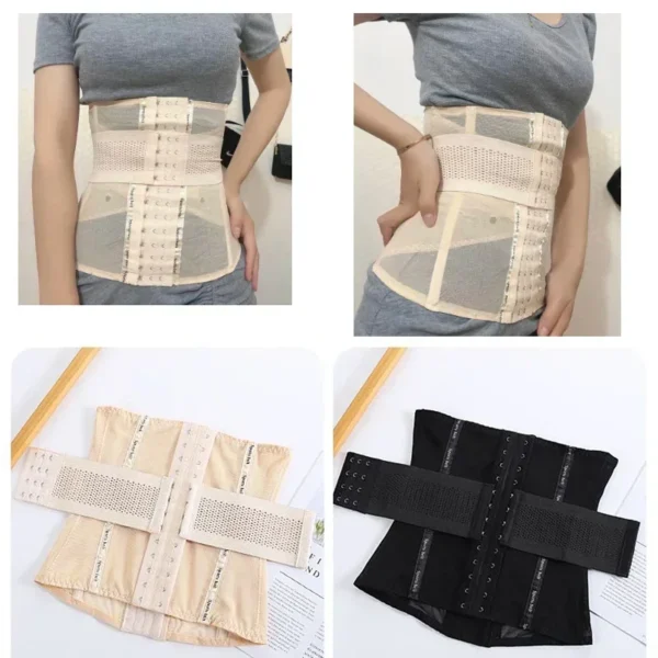 Invisible Double Belt Corset Summer Shaping Underwear Slimming Sheath Woman Flat Belly Waist Trainer Body Shaper Shapewear Women - Image 4