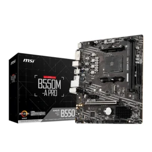 MSI B550M-A PRO Motherboard AMD B550 AM4 DDR4-4600MHz (OC) 64GB diy gaming computer placa mãe b550 am4 motherboard