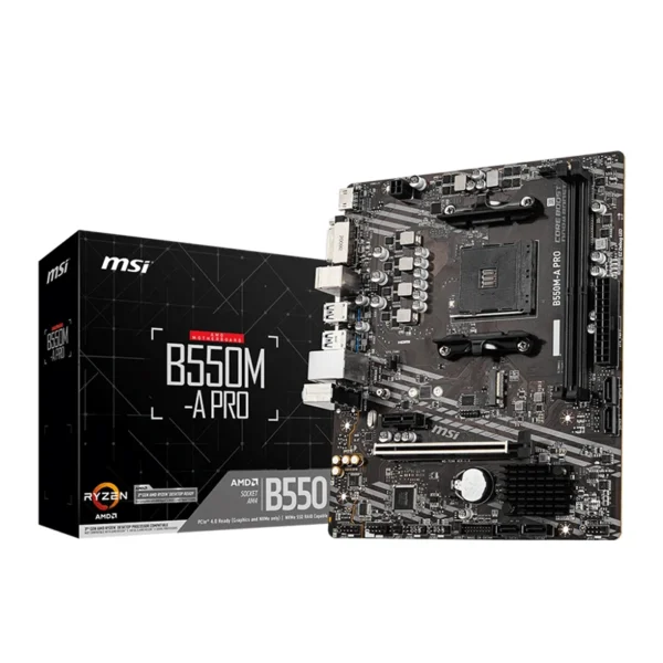 MSI B550M-A PRO Motherboard AMD B550 AM4 DDR4-4600MHz (OC) 64GB diy gaming computer placa mãe b550 am4 motherboard