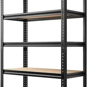 Y 72" Garage Shelving Heavy Duty Storage Shelves 2000LBS Garage Shelves 5 Tier Metal Storage Shelving Unit Adjustable Garage