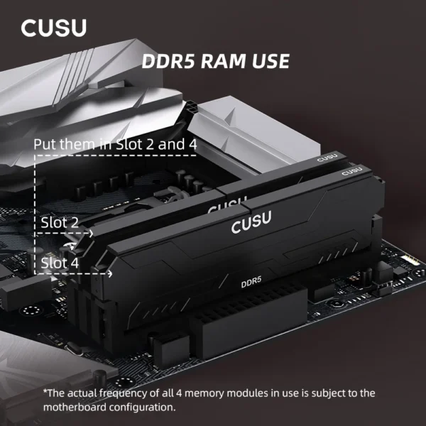 CUSU Ram DDR5 Memory 5600mhz 6400mhz DDR4 3200MHz 3600MHz 8gb DDR5 16gb 32gb UDIMM Desktop Memoria for Diy Gaming Computer - Image 3