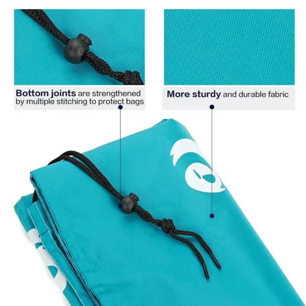 Smile Shape Nylon Laundry Bag Wash Me Travel Storage Pouch Machine Washable Dirty Clothes Organizer Wash Drawstring Bag - Image 2