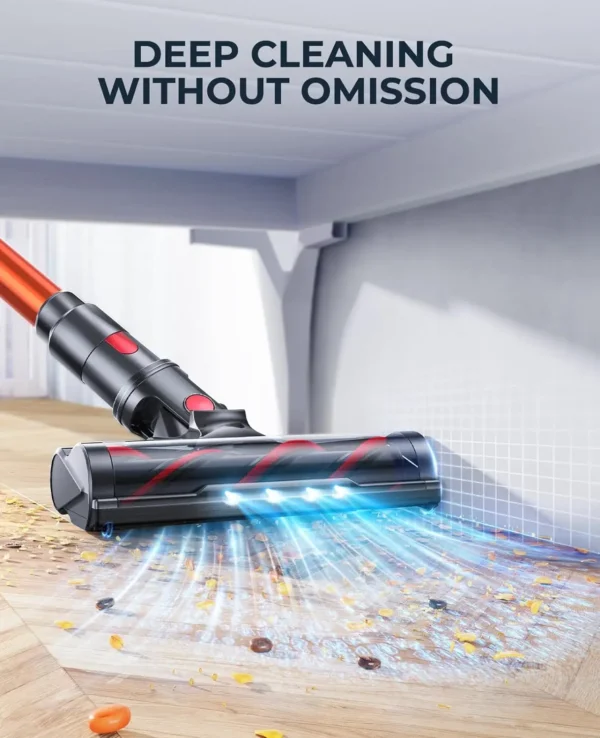 Laresar Elite 8 Cordless Vacuum Cleaner Handheld Home Appliance 450W Powerful smart home Touch Screen 55 Mins Detachable Battery - Image 6