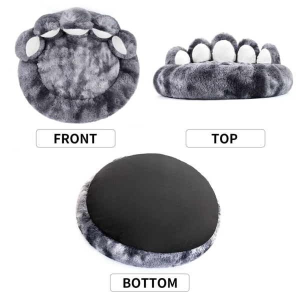 Cozy Comfy Pet Dog Bed Paw Shape Warm Dog Bed Cushion for Your Furry Friend Fluffy Dog Bed Cat Mat Deep Sleeping Warm Thickened - Image 6