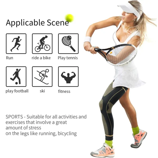 2-Pack Copper for knee Pads for Pain Relief, Arthritis Support, Ligament Injury & Meniscus Tear - Ideal for Sports & Fitness - Image 3