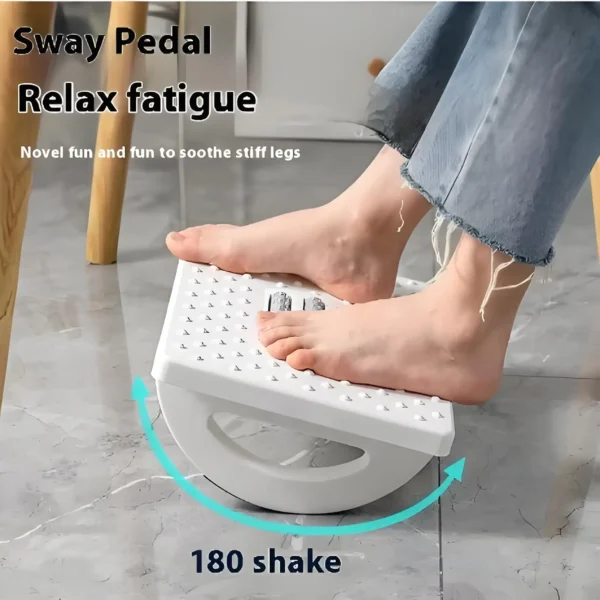 Portability Foot Rest Under Desk Footrest Ergonomic Foot Stool With Massage Rollers Foot Rest For Home Office Work Fast Ship - Image 5