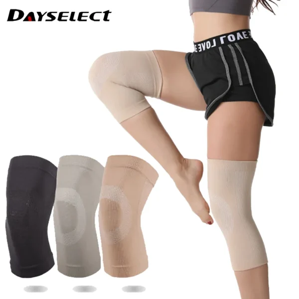 1Pair Summer Ultra Thin Knee Support Brace Sports Knee Pads Gym Running Knee Protector Meniscus Arthritis Injury Ease Knee Pain