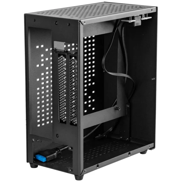 Aluminum HTPC Mini ITX PC Case with PCIE 3.0 Cable Mini ITX Chassis Game Computer Case Support Graphics Card RTX2070 I5 Mini - Image 2