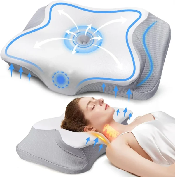 Cervical Pillow for Neck Shoulder Pain Relief Sleeping Ergonomic Memory Foam Pillow Orthopedic Neck Support Pillows
