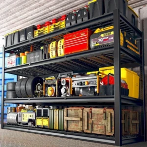 60" W Garage Shelving Heavy Duty Storage Shelves 2500 LBS Commercial Metal Shelving Units and Storage Rack Shelf for Garage
