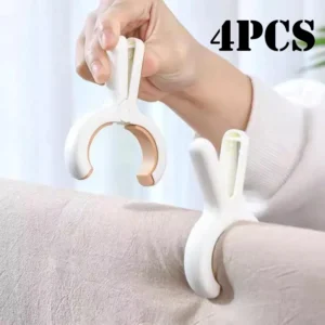 2/4pcs Beach Towel Clips Quilt Drying Clamp Heavy Duty Beach Chair Clips Laundry Clip To Keep Towel Clothes Blankets To Dry
