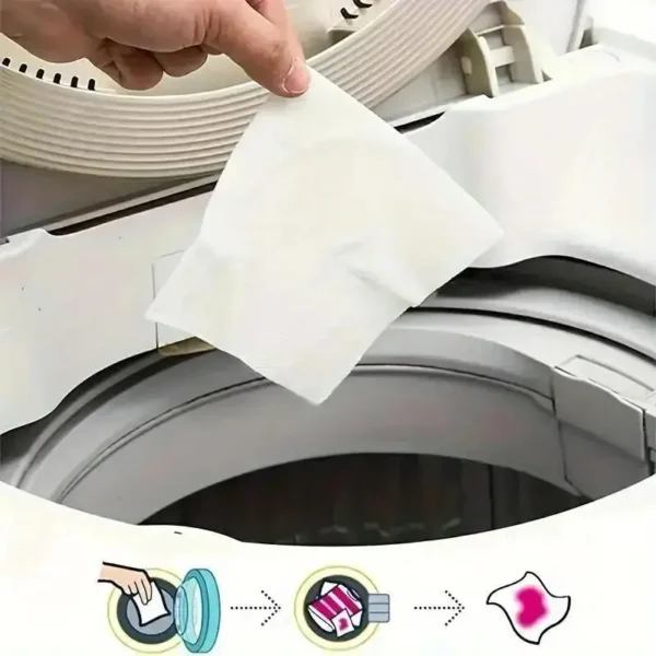 40/80 PCS Color Absorption Laundry Tablets Paper Anti-Staining Clothes Sheets Anti-String Mixing Washing Accessory - Image 2