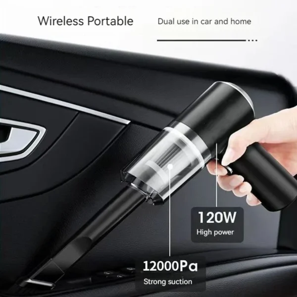 Car Vacuum Cleaner 12000PA Powerful Cleaning Machine Cars Cleaner Mini Wireless Portable Hand Held Cleaner for Home Appliance - Image 4