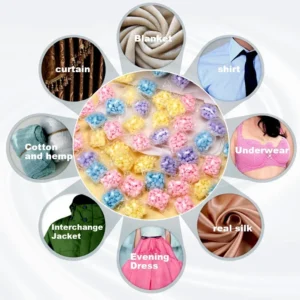 100PCS Laundry Fragrance Beads Granule Water Soluble Softener Pods Laundry Scent Booster Aroma Boosting Clothes Aromatherapy