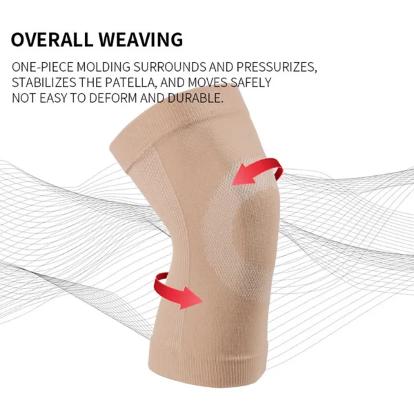 1Pair Summer Ultra Thin Knee Support Brace Sports Knee Pads Gym Running Knee Protector Meniscus Arthritis Injury Ease Knee Pain - Image 3