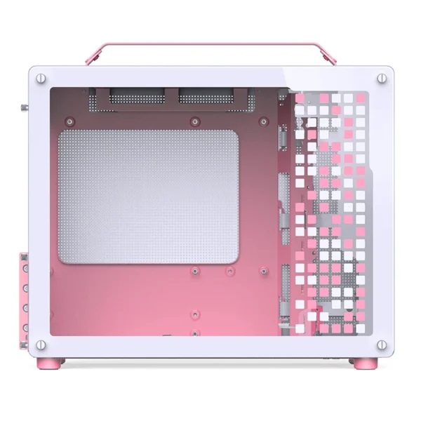 JONSBO Z20 Pink White MATX ATX Chassis 20L Detachable Handle Case 163mm Air-Cooled Graphics Card Type-C Desktop Small Space - Image 5