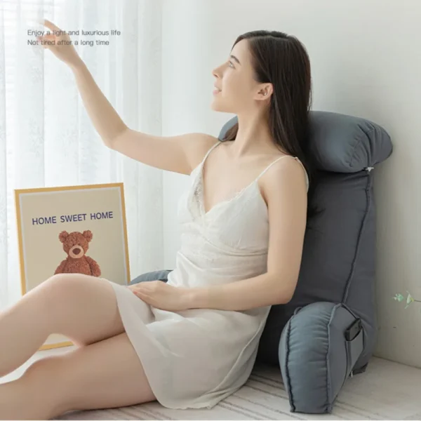 Headboard Pillow Reading Large Bolster Backrest Positioning Support Body Wedge Sleeping Pillow for Bed Headboar Home Accessories - Image 3