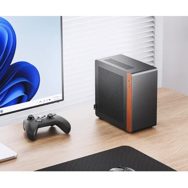 JONSBO N10/NV10 Chassis ITX MINI Full Aluminum Support 1U FLEX Power Supply Standing or Lying Computer Case - Image 3