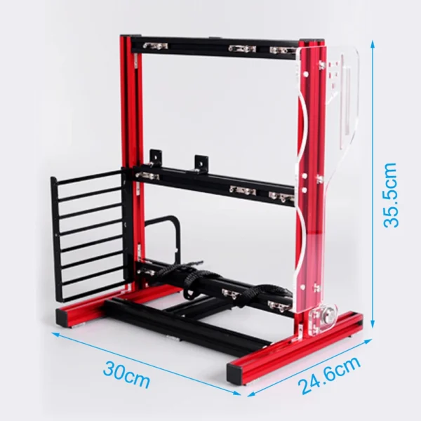 PC Frame Test Bench ITX ATX MATX Open Air Case Water Cooling Fan Chassic DIY Mini Computer Motherboard for HTPC Graphics Card - Image 5