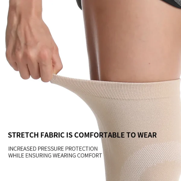 1Pair Summer Ultra Thin Knee Support Brace Sports Knee Pads Gym Running Knee Protector Meniscus Arthritis Injury Ease Knee Pain - Image 4