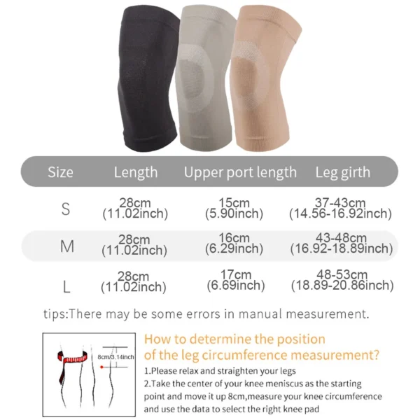 1Pair Summer Ultra Thin Knee Support Brace Sports Knee Pads Gym Running Knee Protector Meniscus Arthritis Injury Ease Knee Pain - Image 6