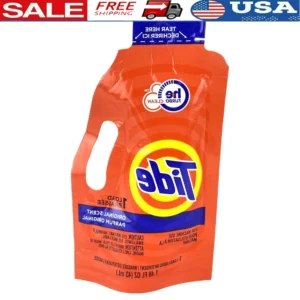 Ultra Concentrated Laundry Detergent Travel Size 1.62oz Liquid Soap Single Load Stain Remover Airplane Friendly Fresh Scent All