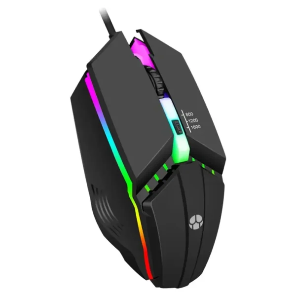 X3 USB Wired Coumpter Gaming Mouse Colorful Glowing Ergonomic Gaming Mouse 4 Buttons 800-1600DPI LED Gamer Mice for PC Laptop - Image 2