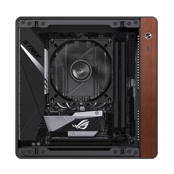 JONSBO N10/NV10 Chassis ITX MINI Full Aluminum Support 1U FLEX Power Supply Standing or Lying Computer Case - Image 5
