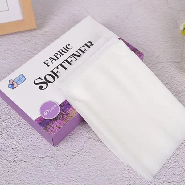 Lavender Laundry Fabric Softener Dryer Sheets Calm Electrostatic 40 Prevention Defense Count Scent Odor I6M5 - Image 2