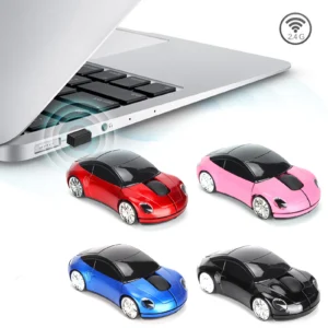 Computer Mouse Laptop Mouse Smart CarShaped Portable 2.4G Cordless Mouse with USB Receiver for Office Laptop Computer Tablet