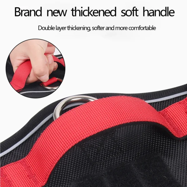 Dog Harness Reflective Midium Large Dogs Tactical Vest Big 1680D Waterproof Oxford Cloth Dog Harnesses Pet Accessoires Supplies - Image 3