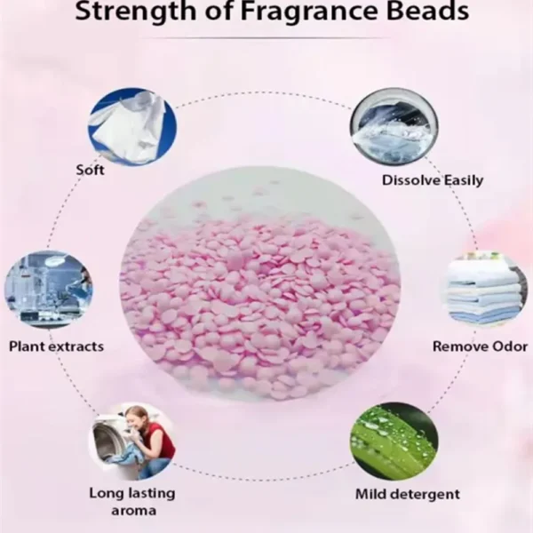 Laundry Fragrance Beads Granule Water Soluble Softener Pods Diffuser Perfume Washing Machine Tools for Soft Clothing - Image 6