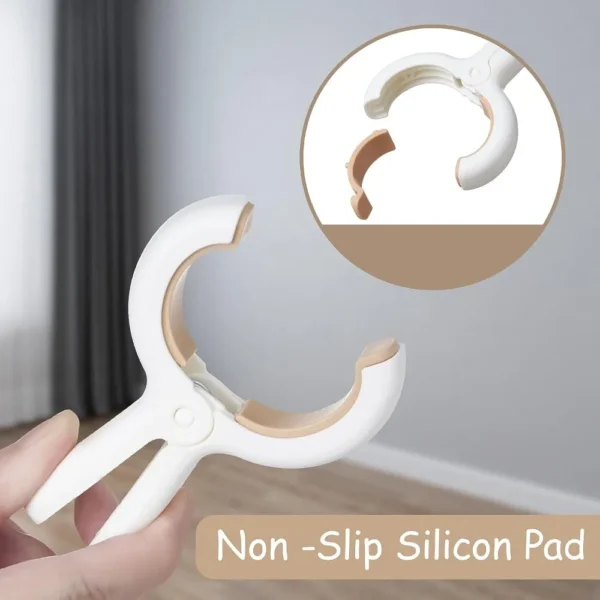 2/4pcs Beach Towel Clips Quilt Drying Clamp Heavy Duty Beach Chair Clips Laundry Clip To Keep Towel Clothes Blankets To Dry - Image 3