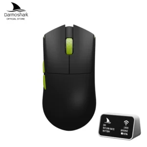 Darmoshark Wireless Office Gaming Mouse 30KDPI PAW3950 Senso 750IPS 2.4G/Wired/Bluetooth Connection Macro Game Mouse