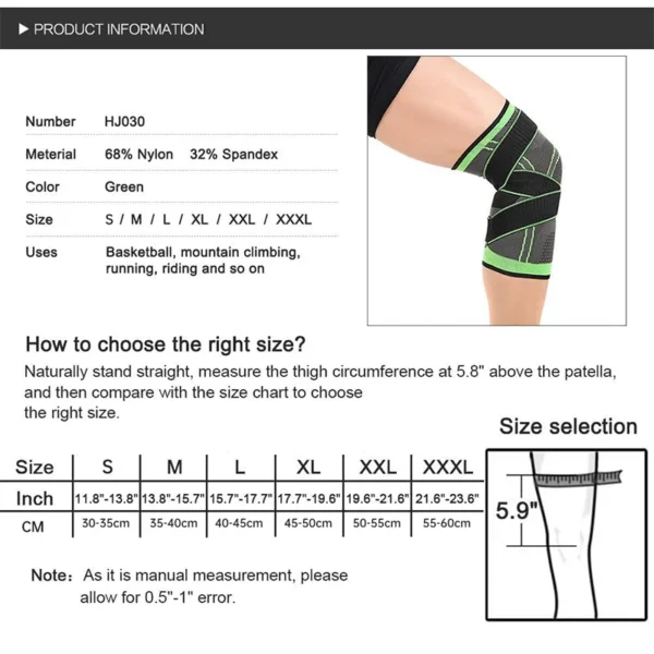 1 Pcs Summer New Knee Pads Braces Sports Support Kneepad Men Women for Arthritis Joints Protector Fitness Compression Sleeve - Image 6