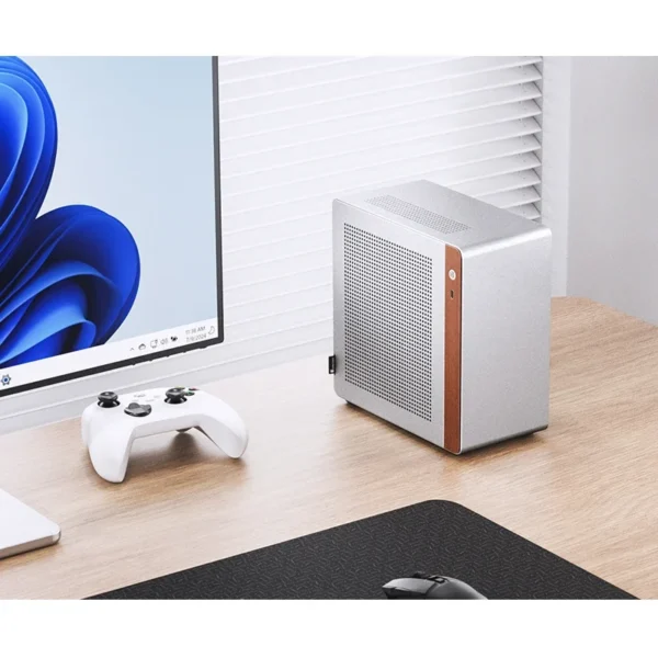 JONSBO N10/NV10 Chassis ITX MINI Full Aluminum Support 1U FLEX Power Supply Standing or Lying Computer Case - Image 4