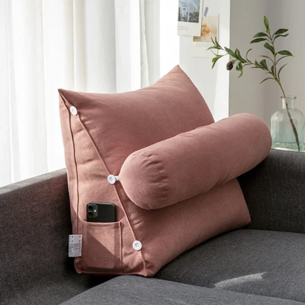Sofa cushion, simple triangular cushion, pillow, living room backrest - Image 3