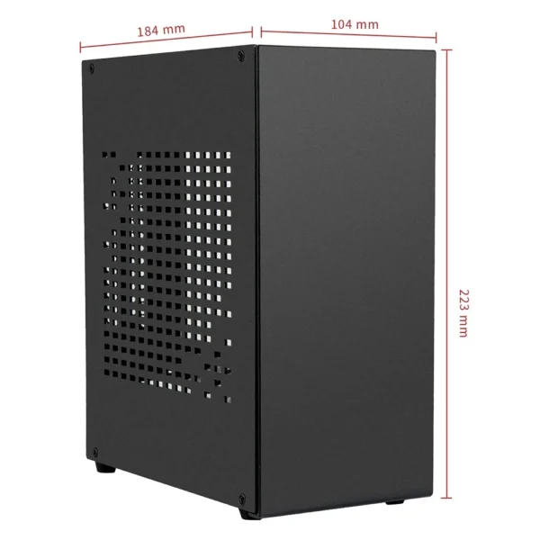 Aluminum HTPC Mini ITX Chassis A07 Game Computer Case Support Graphics Card RTX2070 I5 with PCIE 4.0 Cable Case Samll 1u PSU - Image 4